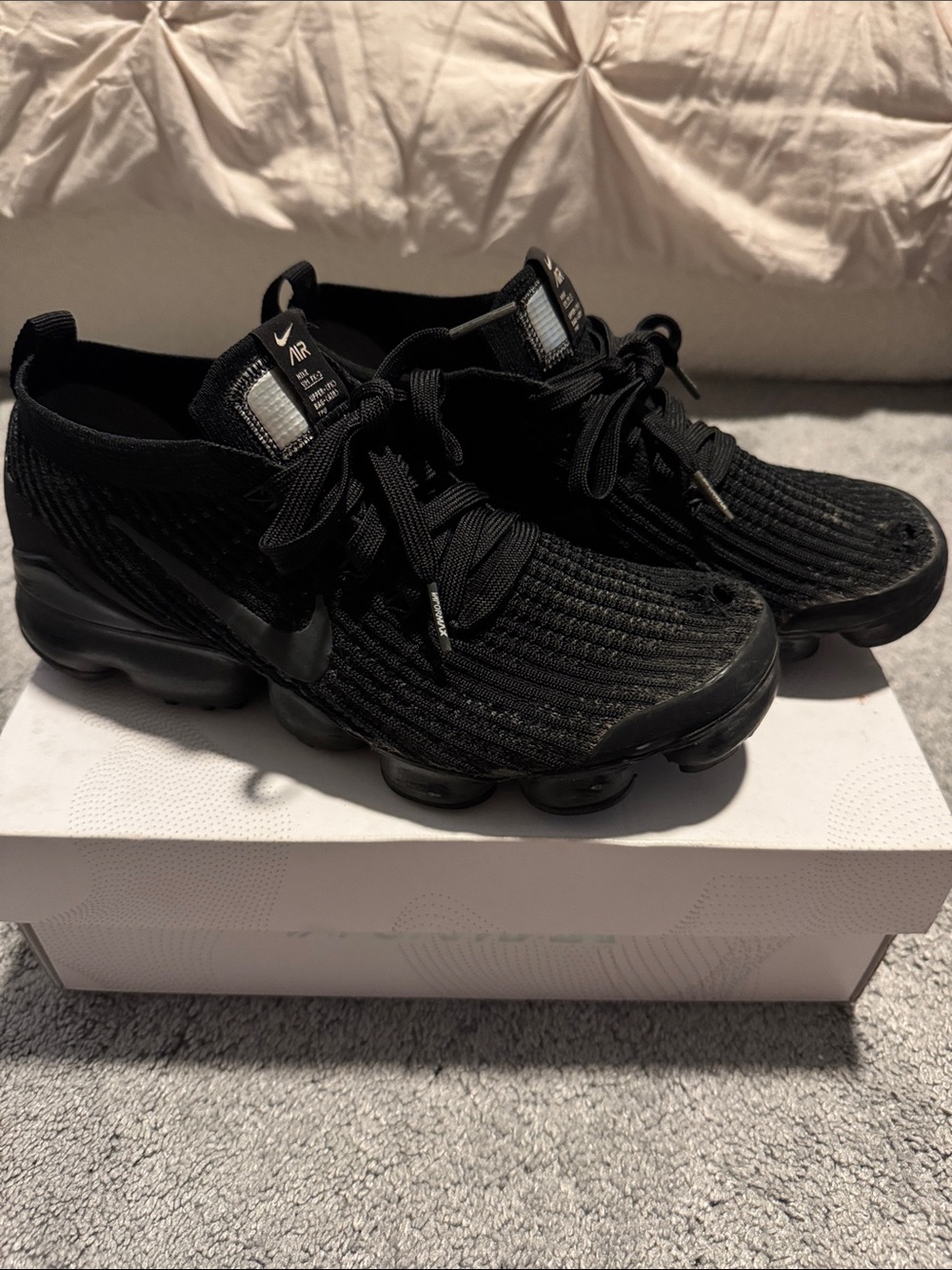 Nike Black VaporMax Flyknit Men’s Sneakers